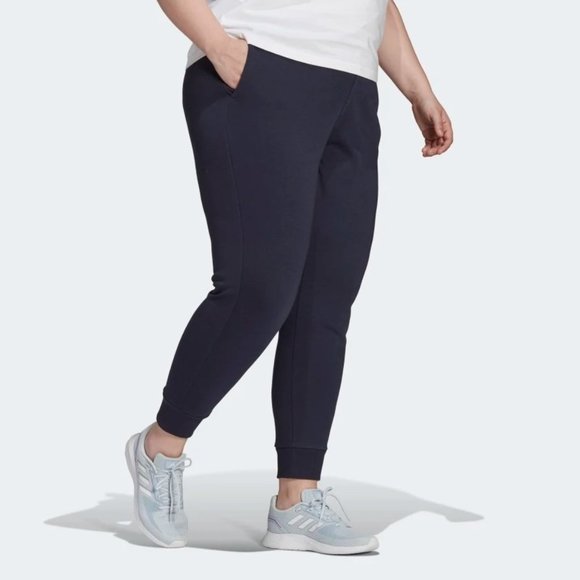 ESSENTIALS FRENCH TERRY LOGO PANTS (PLUS SIZE) - Picture 3 of 6